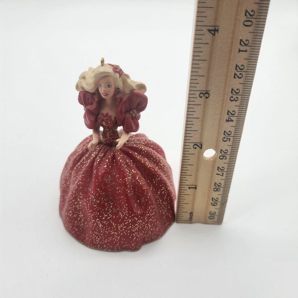 1993 Hallmark Keepsake Ornament BARBIE 1st In HOLIDAY Series Mattel MIB Vintage - Picture 5 of 8